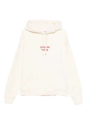 Charles Jeffrey Loverboy logo-embroidered hoodie - Neutrals
