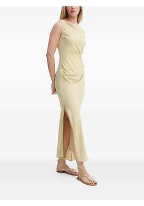 SAMSOE SAMSOE Sahira cowl-neck side-split dress - Neutrals