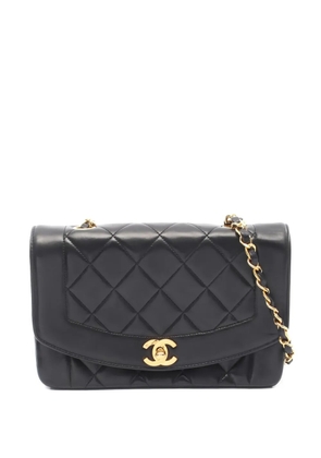 CHANEL Pre-Owned 1996 quilted chain-strap shoulder bag - Black