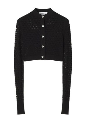 Lanvin openwork cardigan - Black