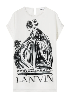 Lanvin gaphic-print T-Shirt - White