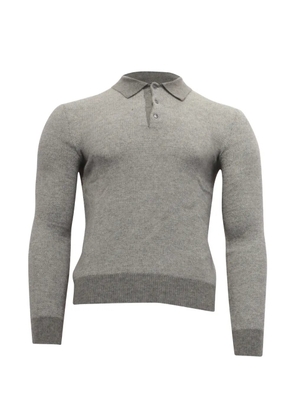 Ralph Lauren Vintage cashmere buttoned polo shirt - Grey