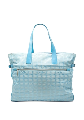 CHANEL Pre-Owned 2002-2003 New Travel Line Nylon tote bag - Blue