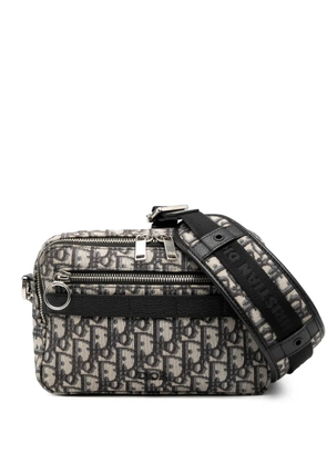 Christian Dior Pre-Owned 2019 Oblique Canvas Safari crossbody bag - Blue