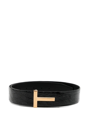 TOM FORD logo belt - Black