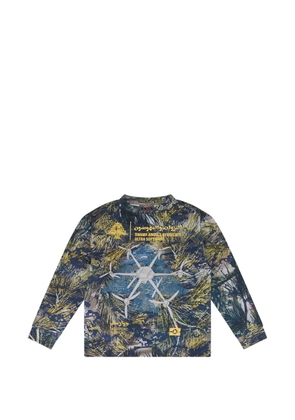 BIRTH OF ROYAL CHILD Birthwatchers patterned long-sleeved T-shirt - Green