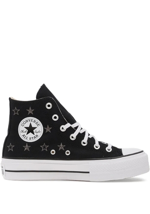 Converse Chuck Taylor star-embellishment platform-sole sneakers - Black