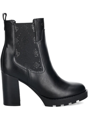GUESS USA 90mm Nealle 4G logo-detail ankle boots - Black