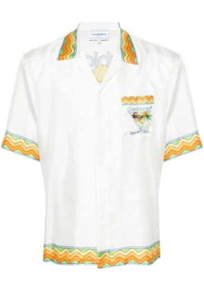 Casablanca Afro Cubism silk shirt - White