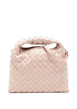 Bottega Veneta Pre-Owned 2012-2025 Mini Calfskin Intrecciato Hop satchel - Pink
