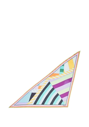 Lancel geometric triangle scarf - Pink
