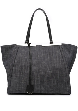 Fendi Pre-Owned 2010-2025 Denim 3Jours tote bag - Black