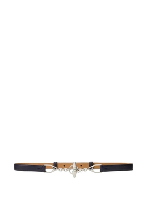 Ralph Lauren Collection toggle calfskin belt - Blue