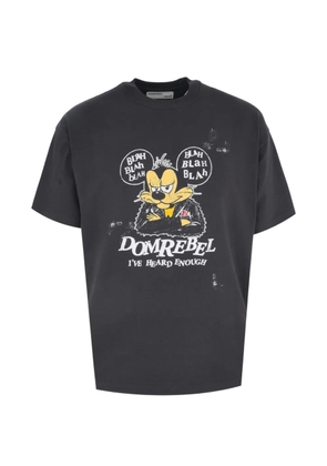 DOMREBEL Bla Bla graphic T-shirt - Black