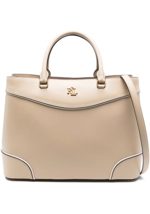 Lauren Ralph Lauren large Marcy top-handle tote bag - Neutrals