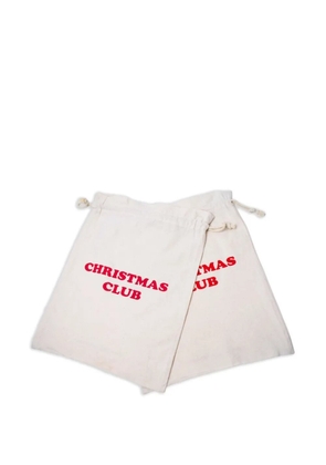 Chinti & Parker large Christmas Club bag - Neutrals