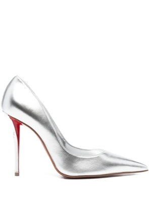 Christian Louboutin Pre-Owned Miss Z leather pointed-toe pumps - Silver