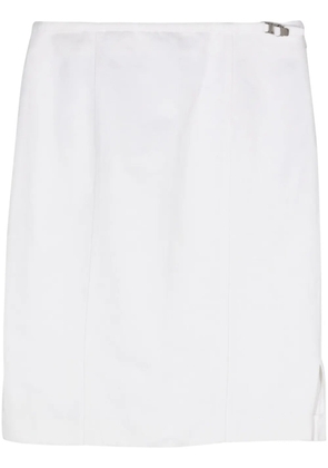 Gucci Pre-Owned 2000s midi denim skirt - Neutrals