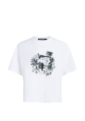 Karl Lagerfeld graphic-print T-shirt - White