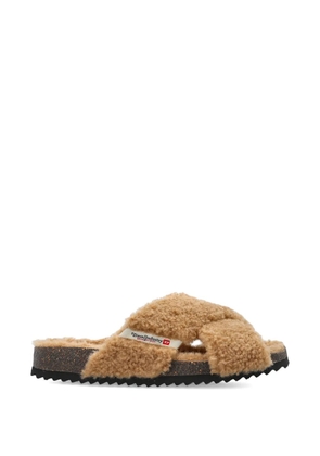 Diesel D-Woodstock crossover strap sandals - Neutrals