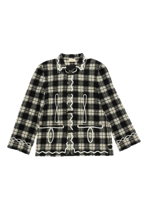 COMMUNS checked shirt - Black