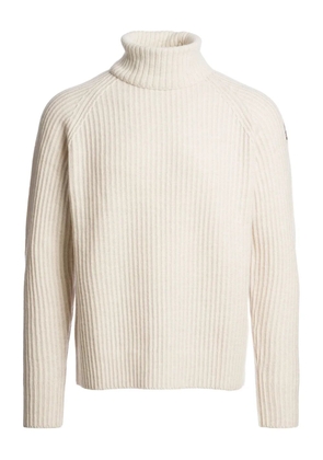 Parajumpers ribbed turtleneck sweater - White