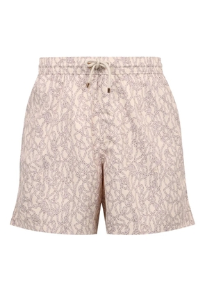 Agnona drawstring swim shorts - Neutrals