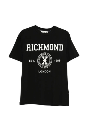 John Richmond logo graphic T-shirt - Black