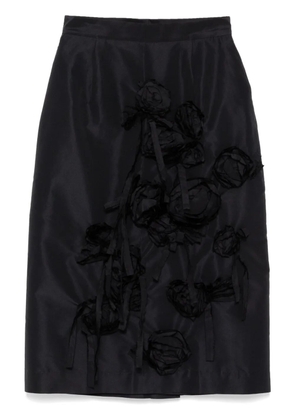 Biyan bow-embellished skirt - Black