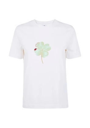 Paul Smith clover-print T-shirt - White