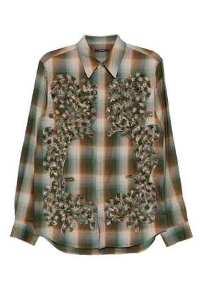 Taakk graphic-embroidered shirt - Green