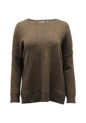 Vince ribbed-neck sweater - Brown