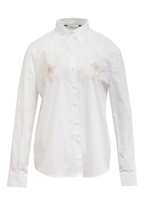 pushBUTTON button-down shirt - White