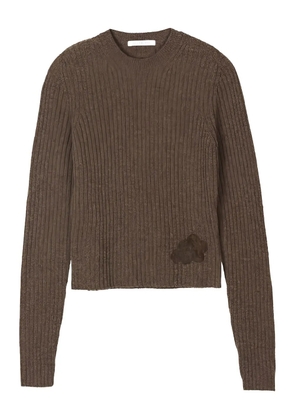 Cecilie Bahnsen Blas nordic rib pullover - Brown