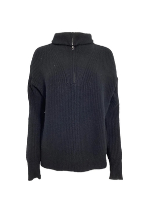 Nili Lotan half-zip sweater - Black