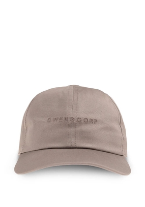 Rick Owens embroidered baseball cap - Neutrals
