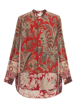 Pierre-Louis Mascia paisley-print shirt - Red