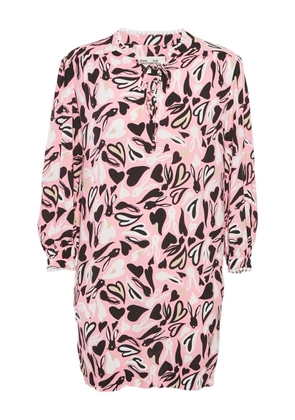 DVF Diane von Furstenberg graphic-print mini dress - Pink