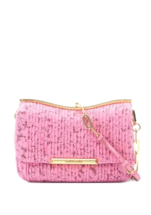 Miu Miu Pre-Owned 2020s lace shoulder bag - Pink