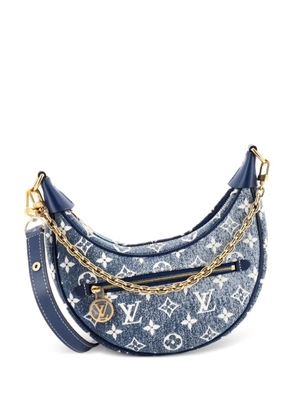 Louis Vuitton Pre-Owned Loop Handbag Monogram Jacquard Denim hobo bag - Blue