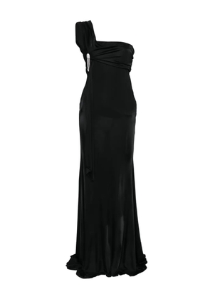 Giuseppe Di Morabito knot-detail one-shoulder dress - Black