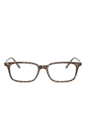 Oliver Peoples Neylan tortoiseshell-pattern glasses - Brown