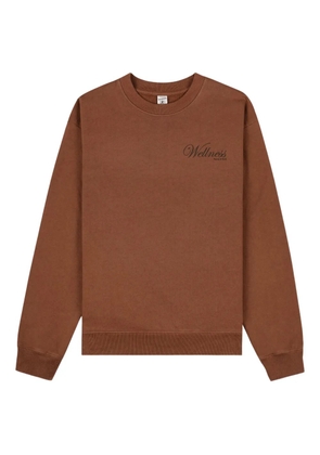 Sporty & Rich Soho wellness long-sleeved sweater - Brown