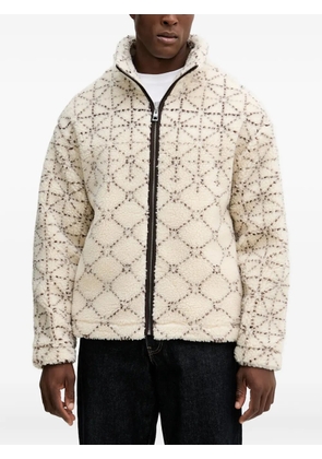 GUESS USA patterned zip-up jacket - Neutrals