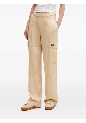 HUGO logo-appliqué cargo pants - Neutrals