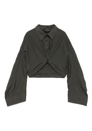 Andrea Ya'aqov cropped shirt - Grey