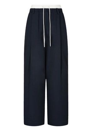 TOMBOY pleat-detail trousers - Blue