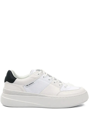 Karl Lagerfeld logo-tag sneakers - White