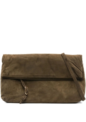 Tela flap ring crossbody bag - Green