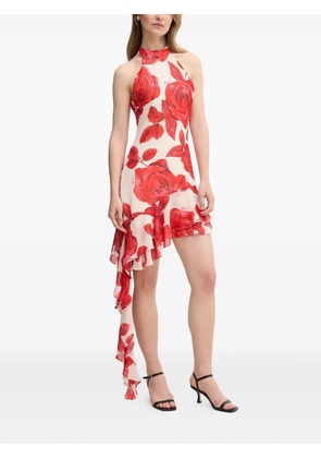 Gaudi floral mini dress - Red